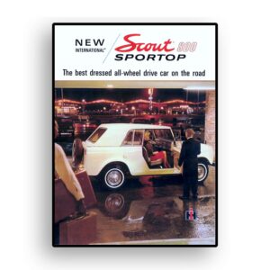 1967 IH Scout 800 Sport-top, Color Sales Brochure