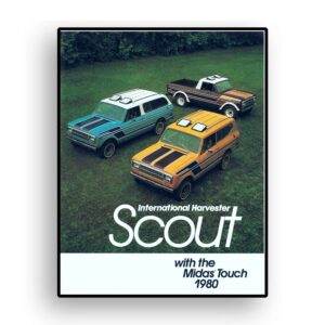 1980 IH Scout II, Midas Color Sales Brochure