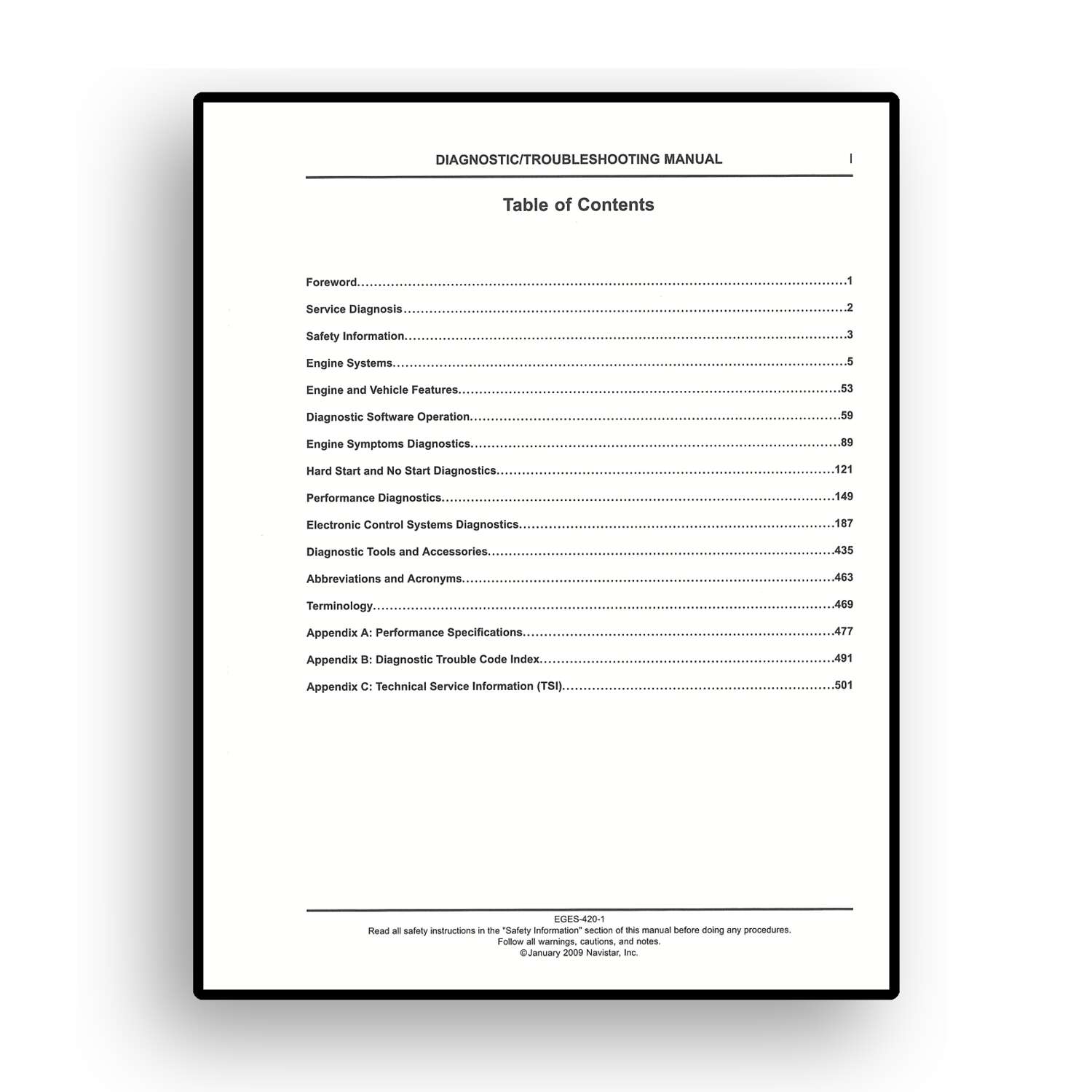 Diagnostic Troubleshooting Manual for MaxxForce® 11 & 13 International Brand Trucks - Image 2