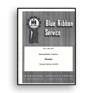 IH Blue Ribbon Service on Model B-275 Tractor Chassis