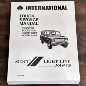 IH SCOUT 800 80 Repair Manual CTS-2302