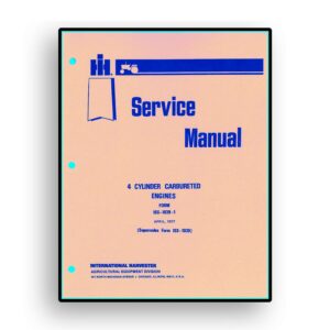 Service Manual Set for Farmall & International 300 Tractor