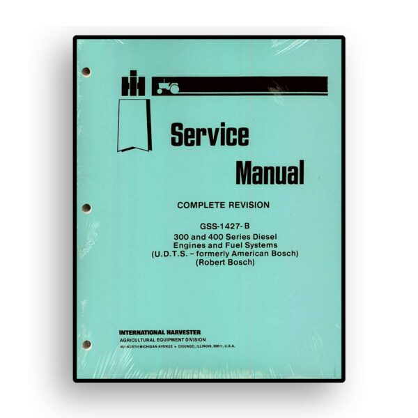 Service Manual Set for International 1086 Tractor