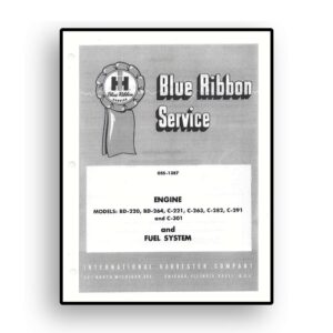Service Manual Set for International 656 Gas Tractor