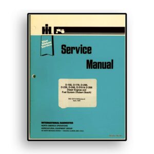 Service Manual Set for International 664 Diesel Tractor