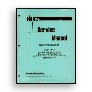 Service Manual Set for International 666 Diesel Tractor