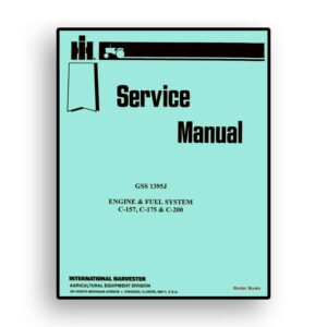 Service Manual Set for International 674 Gas Tractor