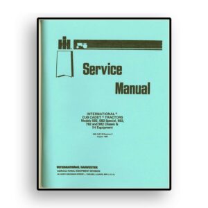 Service Manual Set for International Cub Cadet 1282 Tractor