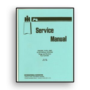 Service Manual for Briggs & Stratton Engine, Fuel, & Electrical System for 2 Cylinder Models