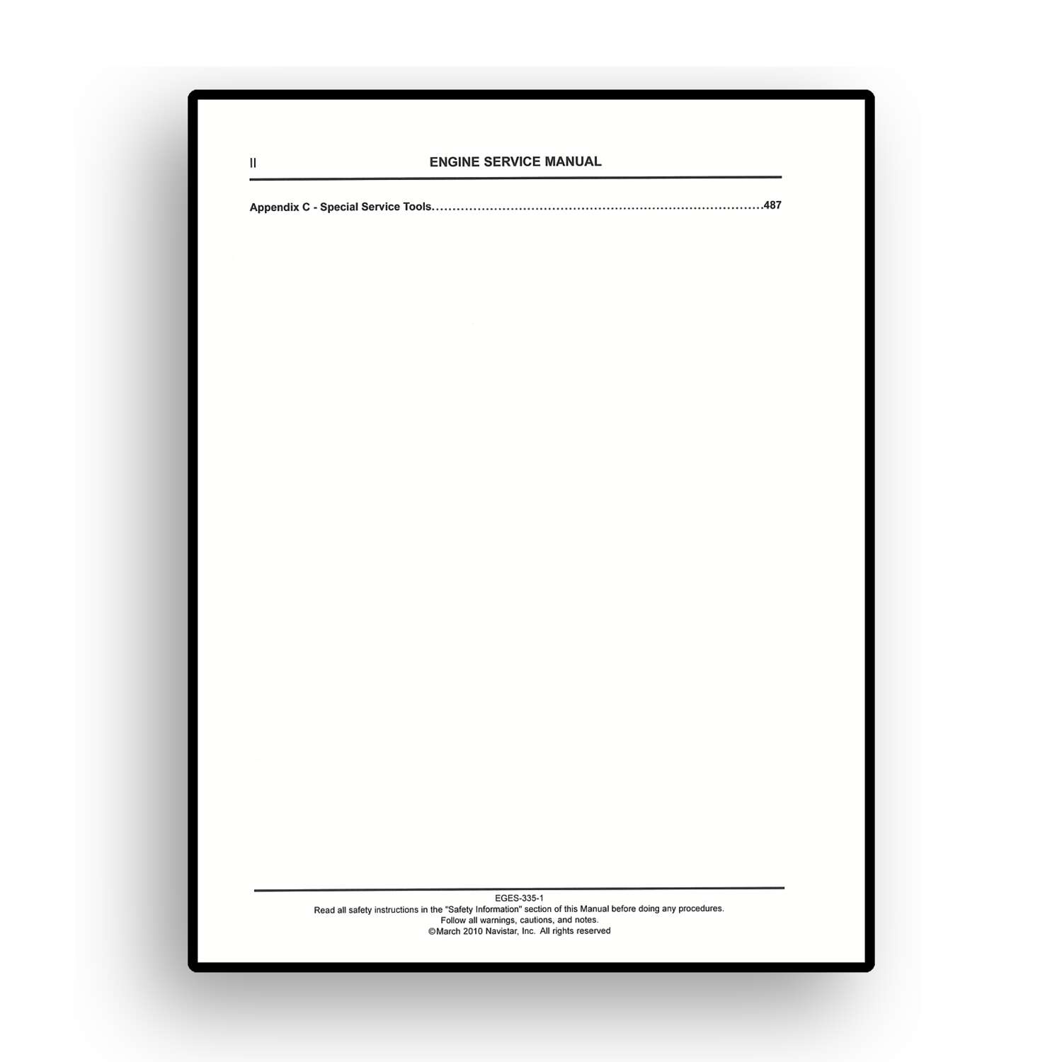 Service Manual for International® MaxxForce® DT, 9, and 10 DIESEL ENGINE - Image 4