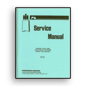 Service Manual for Kohler Engine, Fuel & Electrical Systems for Two Cylinder Models
