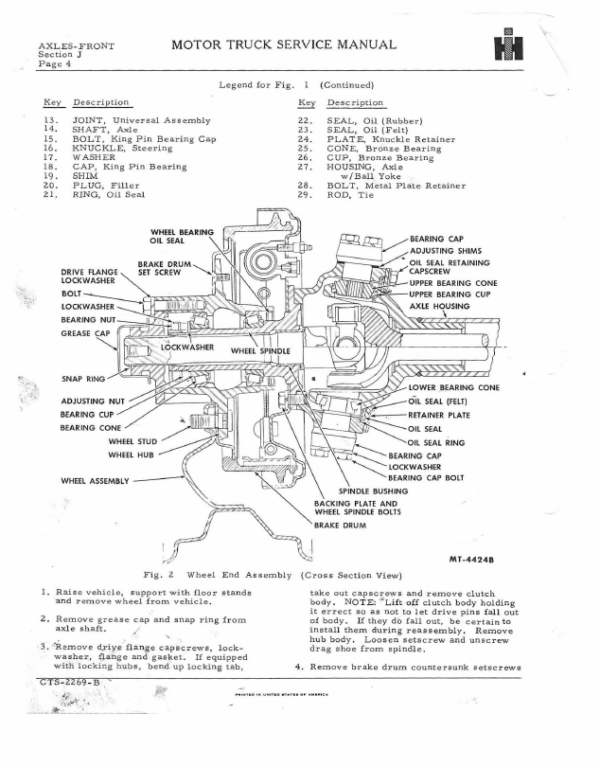 IH SCOUT 800 80 Repair Manual CTS-2302