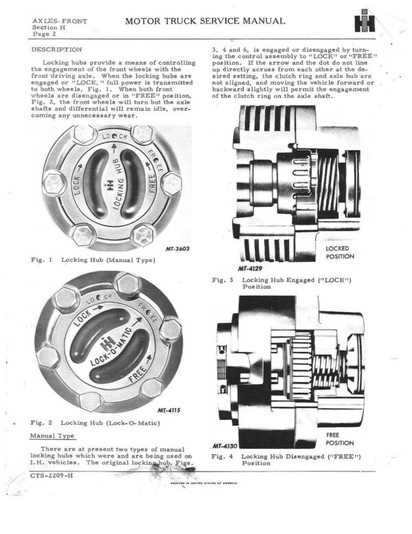 IH SCOUT 800 80 Repair Manual CTS-2302